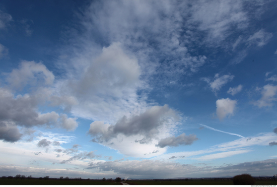 Blue Clouded Skies