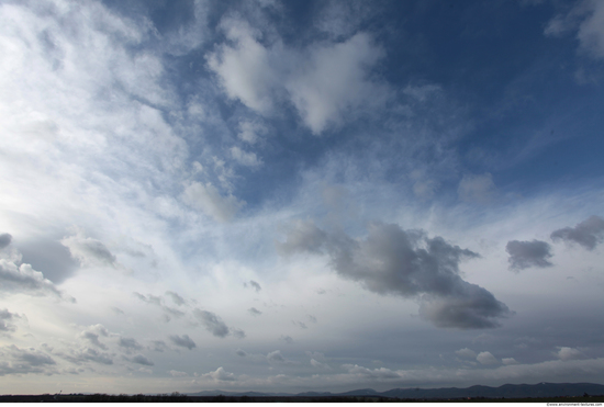 Blue Clouded Skies