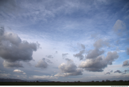 Blue Clouded Skies