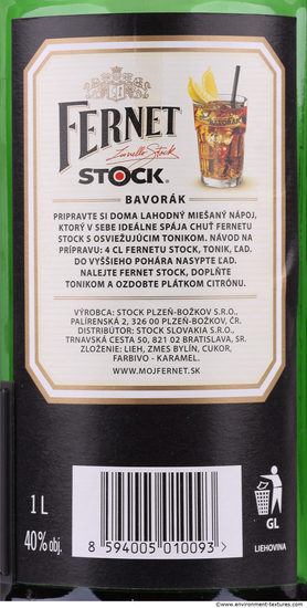 Photo Texture of Alcohol Label