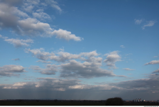 Blue Clouded Skies