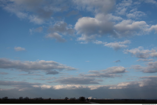 Blue Clouded Skies