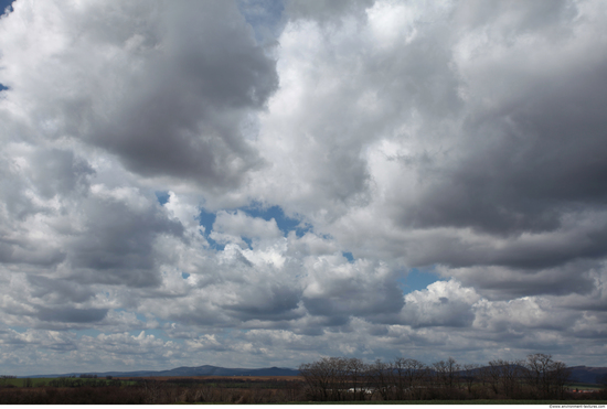 Blue Clouded Skies