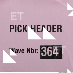 Letter and Numbers Sign