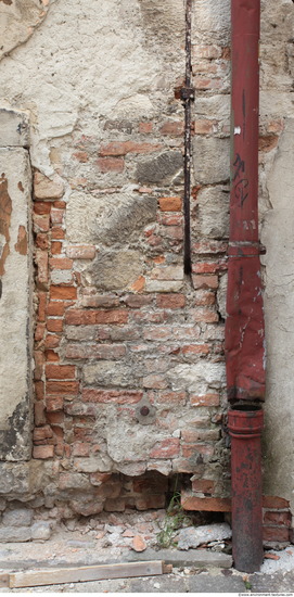 Wall Bricks Plastered