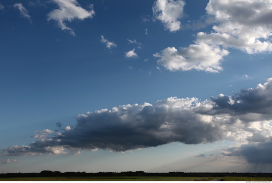 Blue Clouded Skies