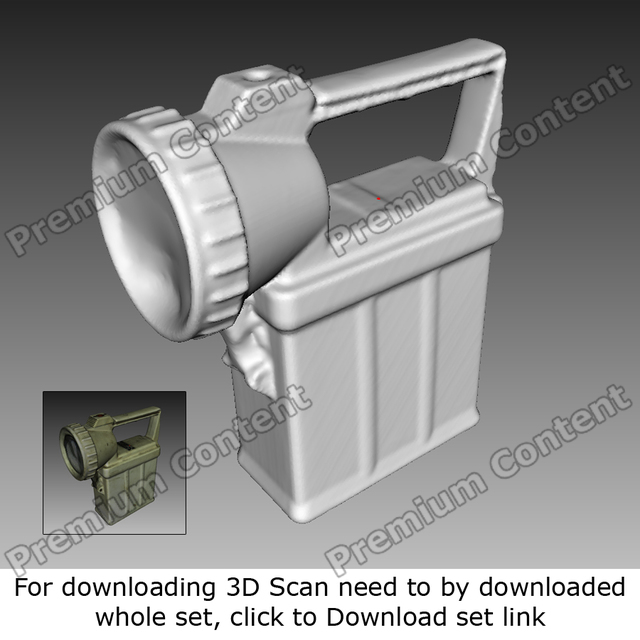 3D Scan of Flashlight