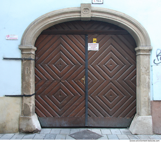 Double Wooden Doors