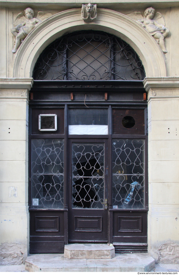 Single Old Wooden Doors