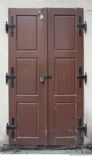 Double Wooden Doors