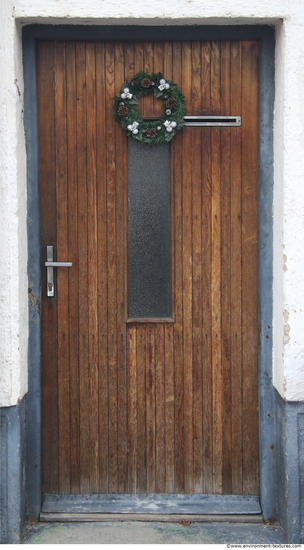 Single Old Wooden Doors