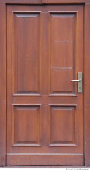 Single New Wooden Doors