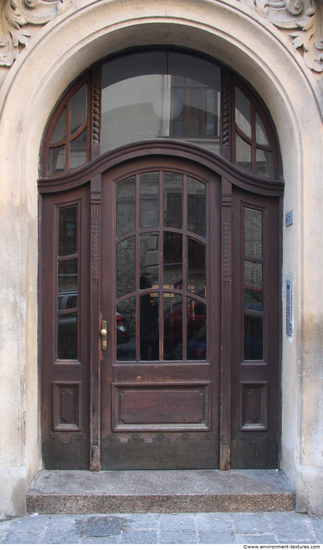 Single Old Wooden Doors