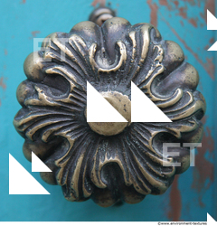 Photo Texture of Doors Handle Historical 0022