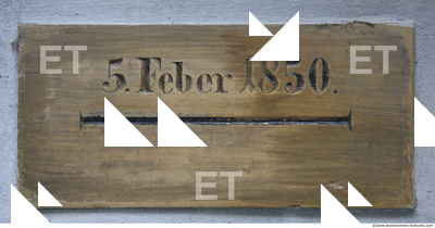 Letter and Numbers Sign