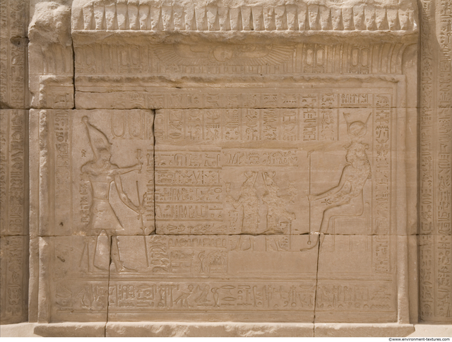 Egypt Dendera Hieroglyphics