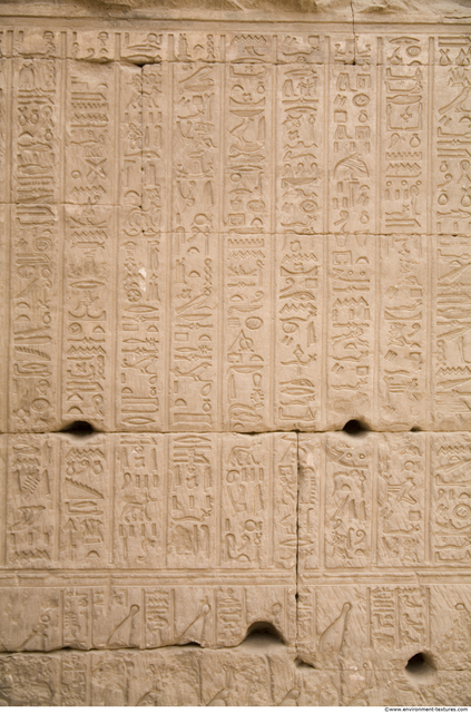 Egypt Dendera Hieroglyphics