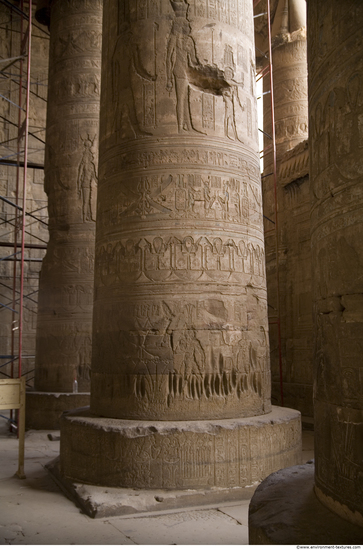 Egypt Dendera Pillars