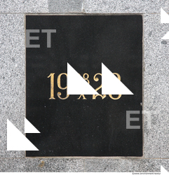 Letter and Numbers Sign