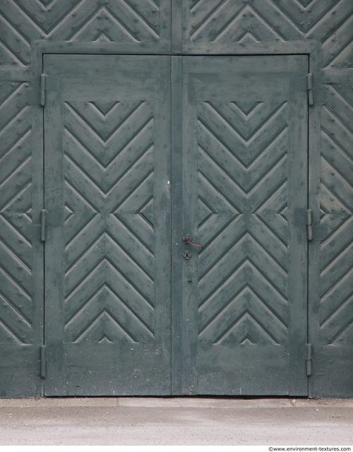 Double Wooden Doors