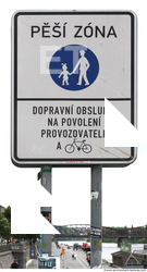 Pedestrians Traffic Signs
