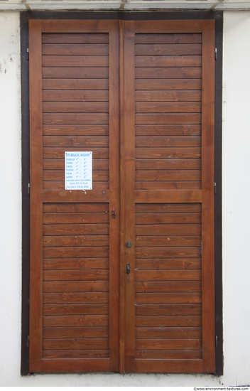 Double Wooden Doors