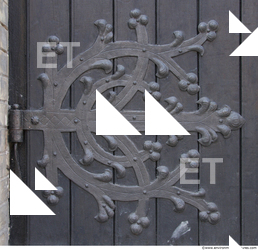 free photo texture of door hinges