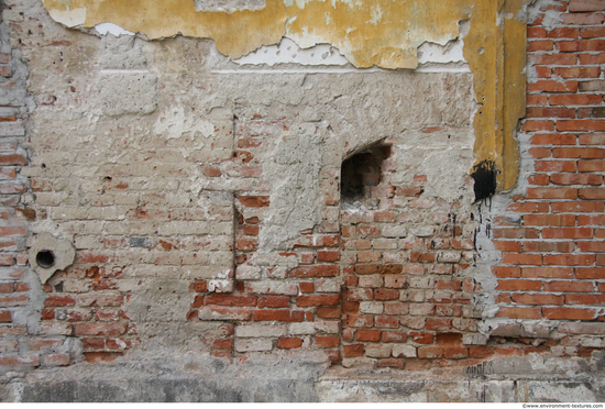 Wall Bricks Plastered