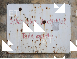 Letter and Numbers Sign