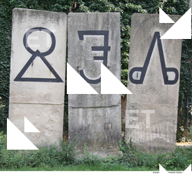 Letter and Numbers Sign