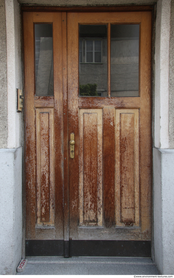 Single Old Wooden Doors