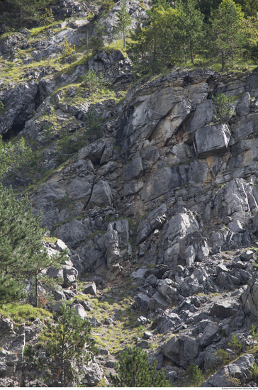 Cliffs Overgrown Rock