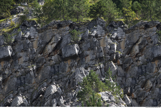 Cliffs Overgrown Rock