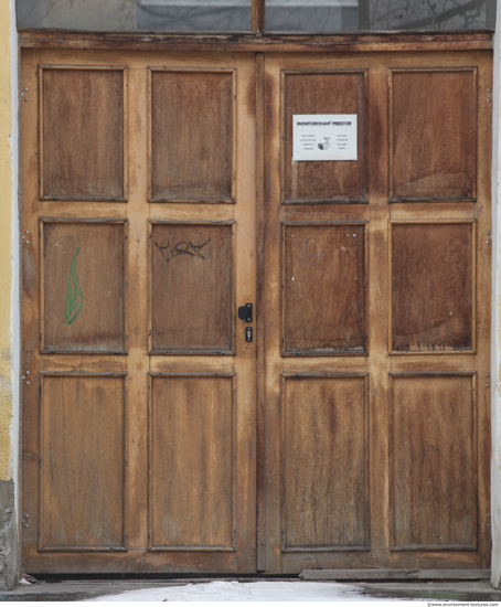 Double Wooden Doors