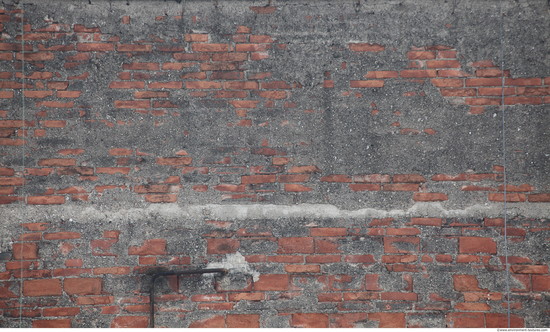 Wall Bricks Plastered