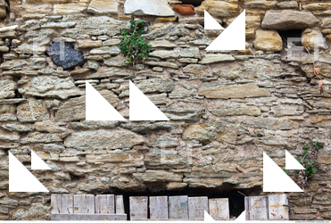 Mixed Size Walls Stones