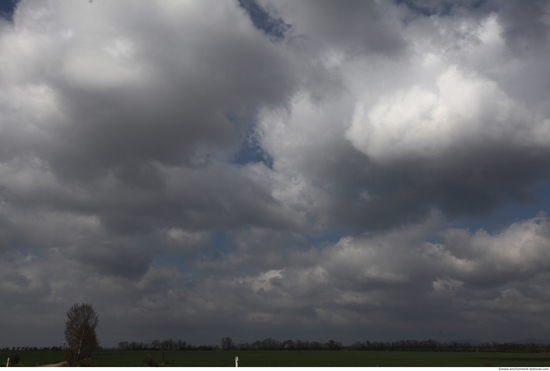 Blue Clouded Skies