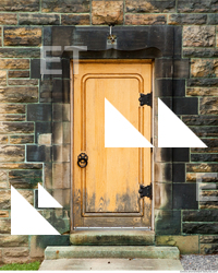 Single Old Wooden Doors