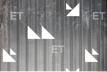 Dirty Corrugated Plates Metal