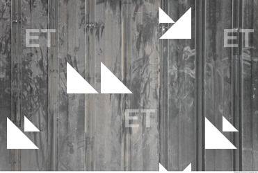 Dirty Corrugated Plates Metal