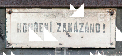 Letter and Numbers Sign