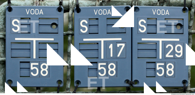 Letter and Numbers Sign