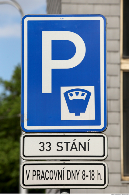 Parking Traffic Signs