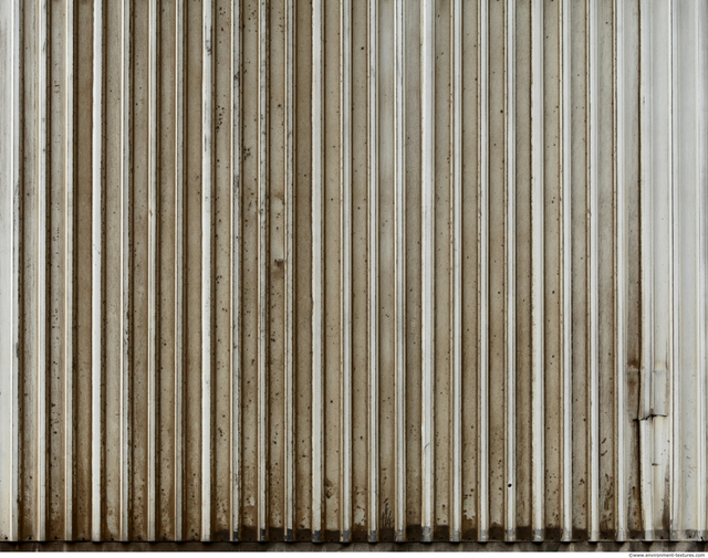 Dirty Corrugated Plates Metal