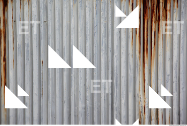 Rusted Corrugated Plates Metal