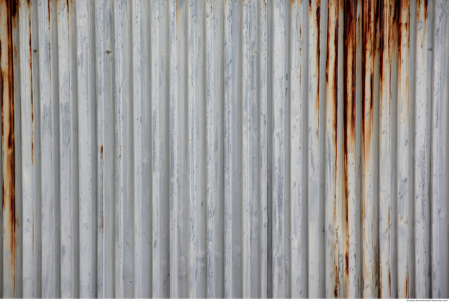 Rusted Corrugated Plates Metal