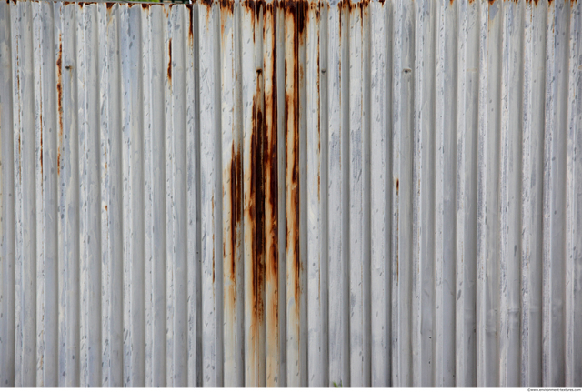 Rusted Corrugated Plates Metal