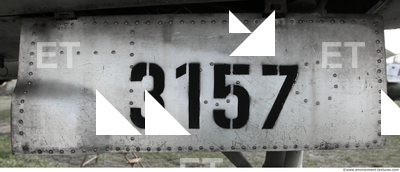 Letter and Numbers Sign