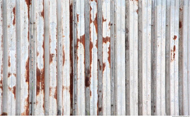 Rusted Corrugated Plates Metal