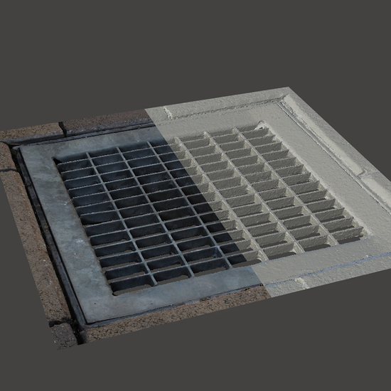 Manhole Cover 3D Scan